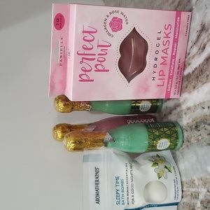 Lot sleepy bath bombs bubble bath lip masks sealed night line pamper